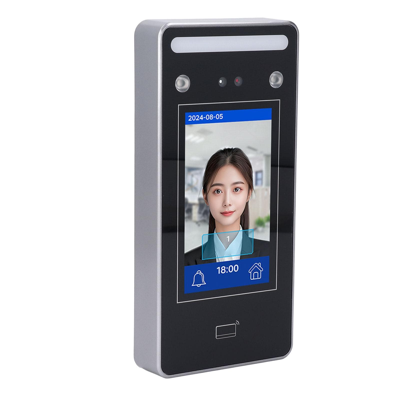 Facial Recognition Attendance Machine for Employees Visible Light Dynamic Face and Card Access