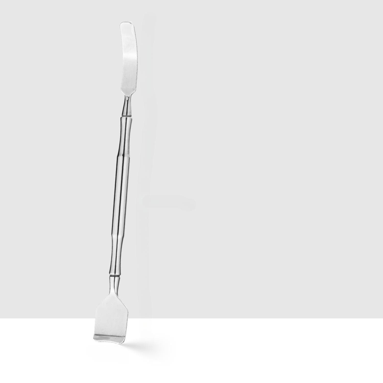 Stainless steel blackhead scraper and beauty tool for facial pore cleaning, massage, and beauty shovel long bend