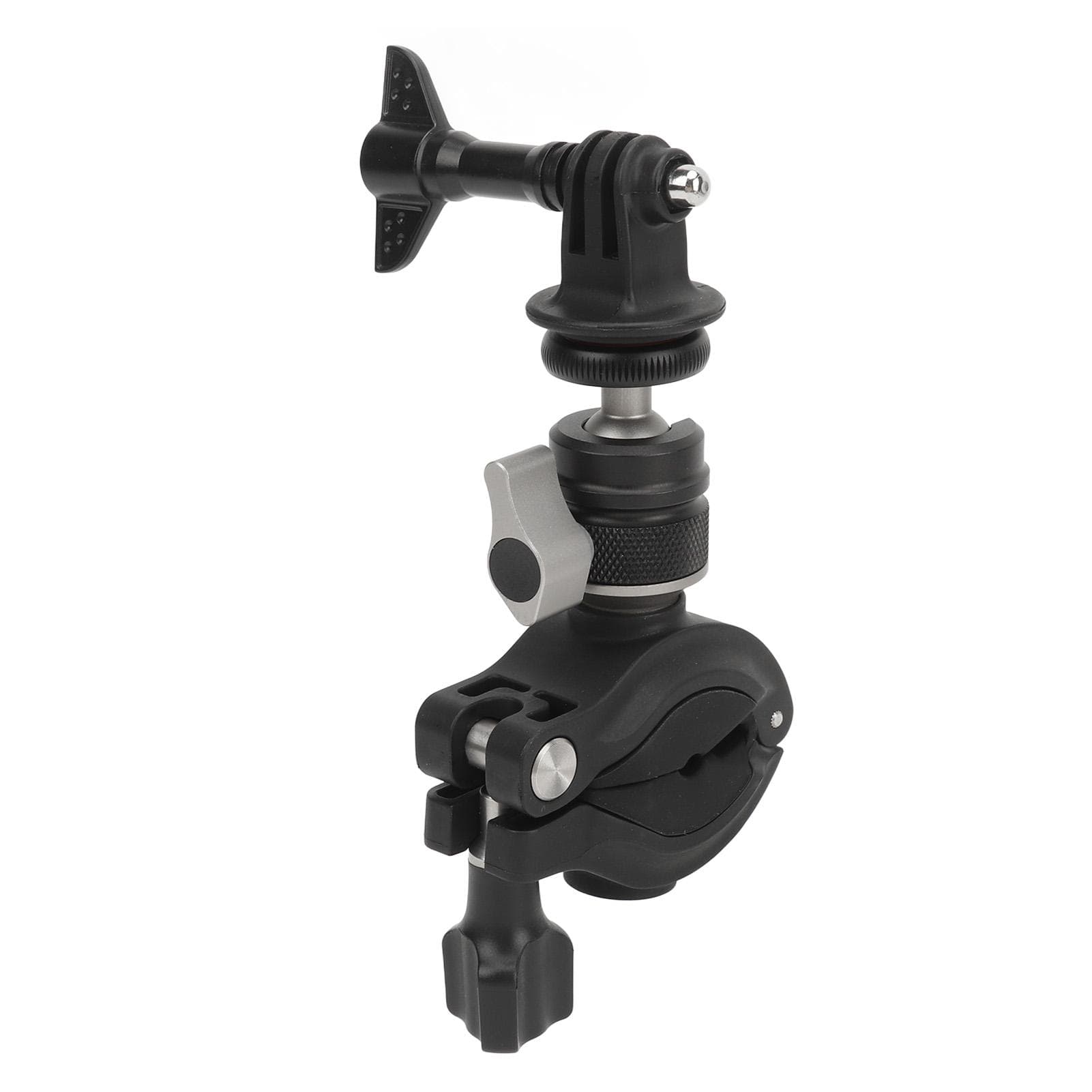 Camera Motorcycle Mount Clamp 360 degrees Rotation Anti Shake with 14inch Adapter Motorcycle Handlebar