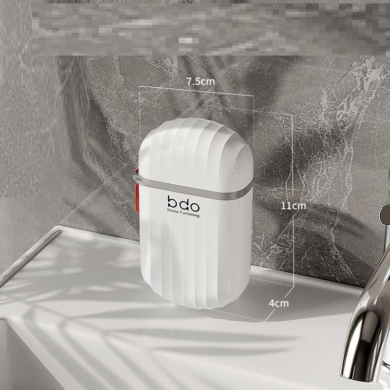 Travel Soap Dish with Drain Water Bathroom Supplies Portable Gadgets for Traveling Holder Container Accessories Home Storage Box white