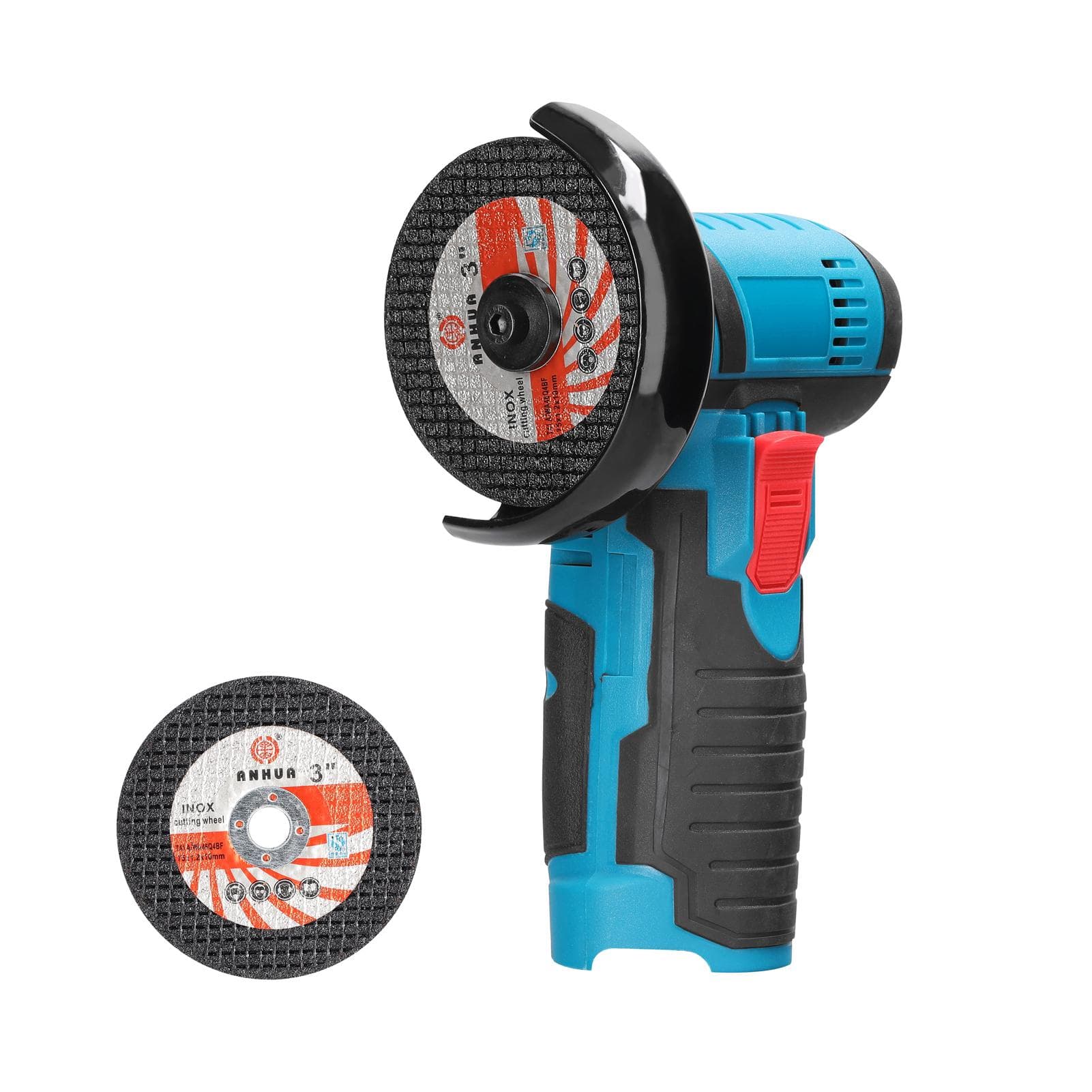 12 V Angle Grinder Handheld Portable Electric Grinder Machine Ceramic Tile Wood Multi-function NO battery&adapter