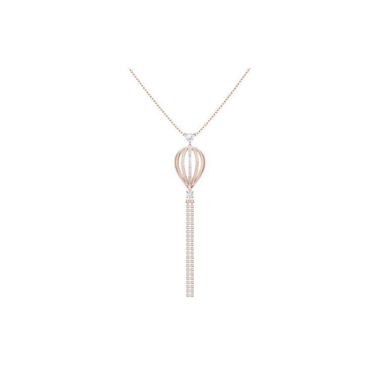 Swarovski Hot Air Balloon Long Chain Necklace Women necklace White 5499529 White