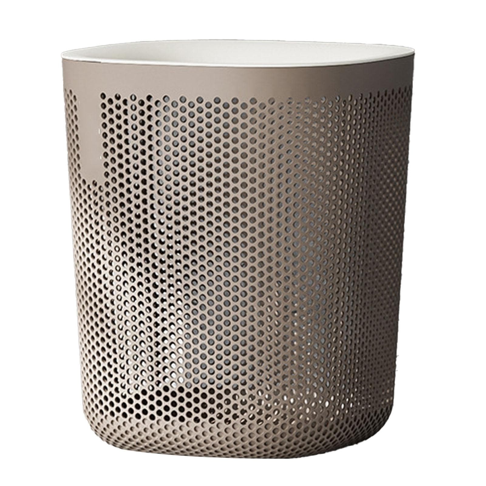 Trash Can Plastic Press Frame Nordic Simple Garbage Bin for Kitchen Bedroom Room Office Toilet