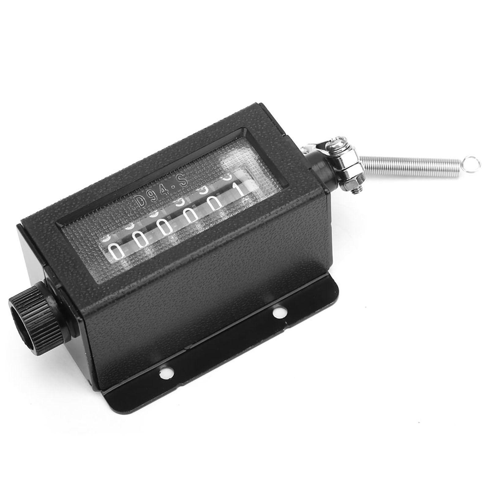 D94?S 0?999999 6 Digit Punch Counter Resettable Mechanical Pulling Counter