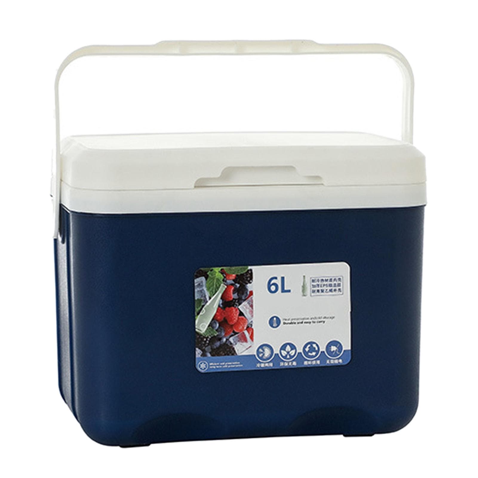 6L Insulated Food Delivery Box Thickened Food Grade PP Liner Heat Cold Insulation Box Container