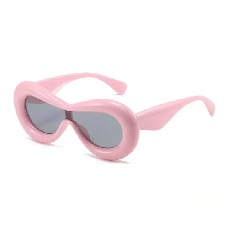 New Oval Sunglasses for Men Women Fashion Retro Brand Design Candy Color Shades Eyewear Sun Glasses As shown in the figu