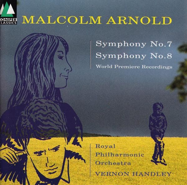 CD ARNOLD / RPO / HANDLEY - Symphonies 7 & 8 74321150052 Conifer Classic 1993 Europe Classical Used