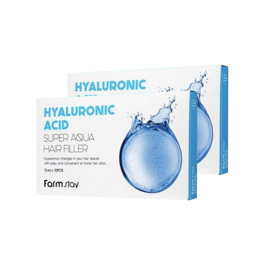 FARM STAY Hyaluronic Acid Super Aqua Hair Filler 13ml * 10pcs 2pcs
