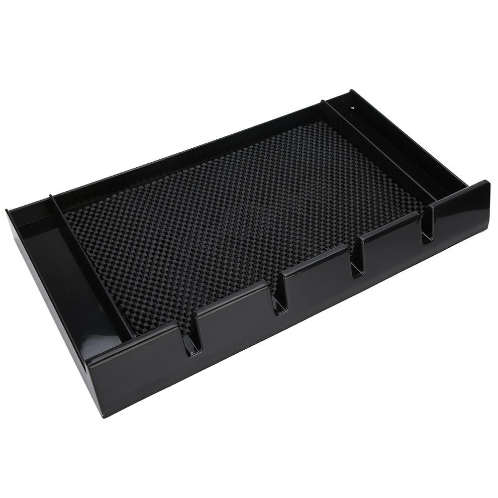 Electric Hair Clipper Storage Box Scissors Comb Display Rack Non slip Pad Hairdressing Tool