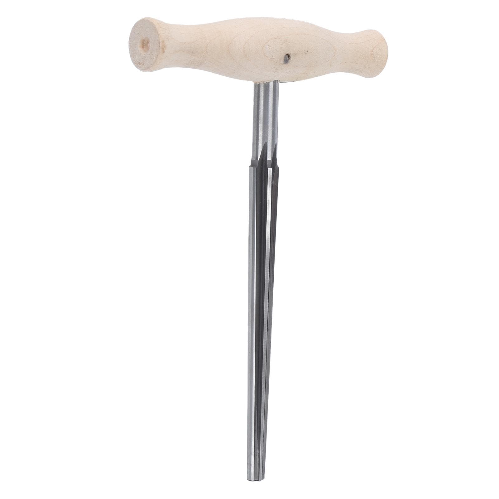 Violin Peg Hole Reamer Stainless Steel Incisive Edge Ergonomic Wooden Handle Accurate Machining