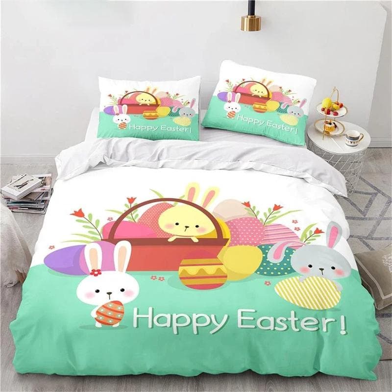 Cartoon Musical Monkey Bedding Set,Duvet Cover Comforter Bed Set Quilt Cover Pillowcase,King Queen Twin Size Boys Girls Adults 135X200cm