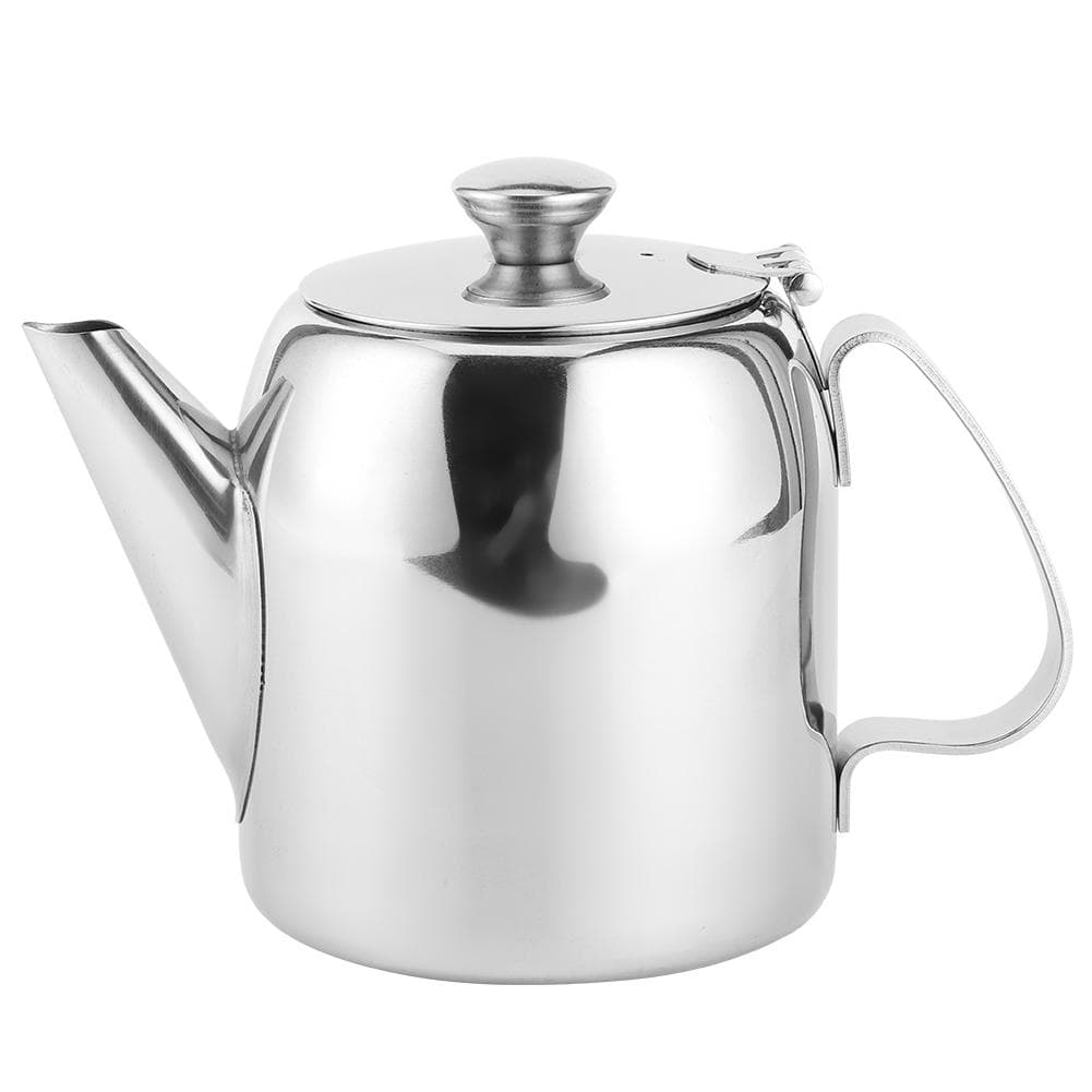Coffee Pot Teapot Stainless Steel Kettle Cold Water Jug Short Spout for Hotel
