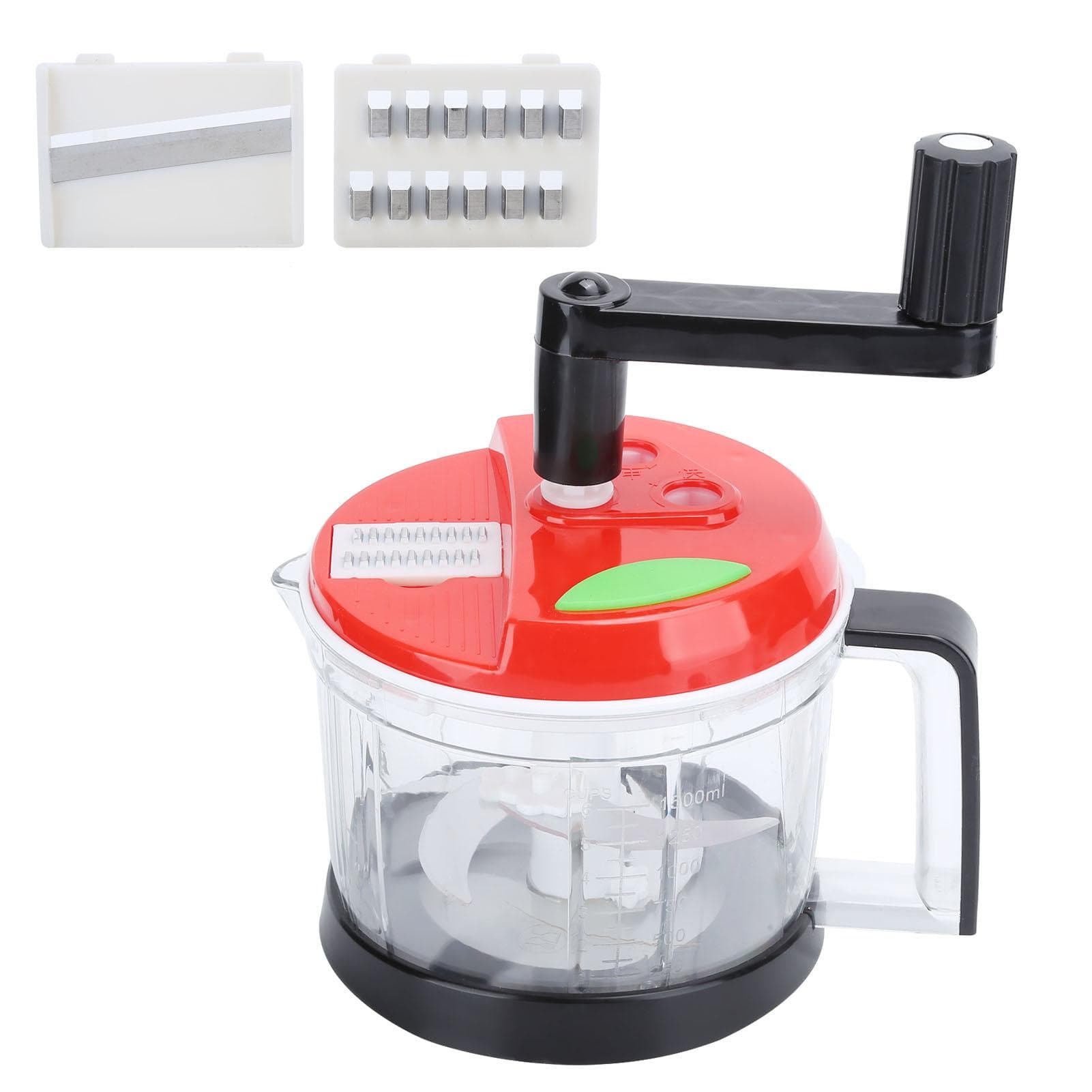 Manual Food Mixer Blender Multifunction Grinder Vegetable Chopper Shredder JuicerM M(315 X 180mm / 12.4 X 7.09in)