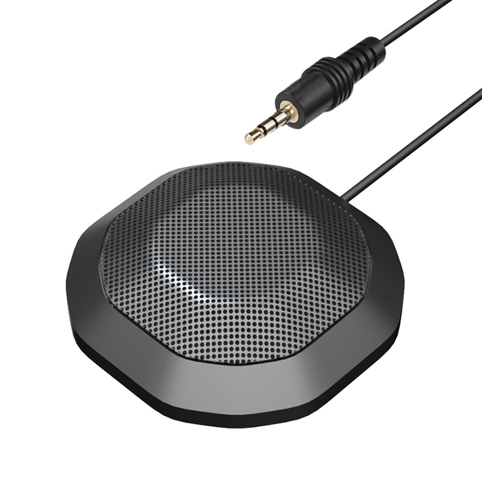 Portable 3.5mm OR USB Plug Conference Microphone Omnidirectional Condenser Computer PC Mic Plug 3.5mm Plug