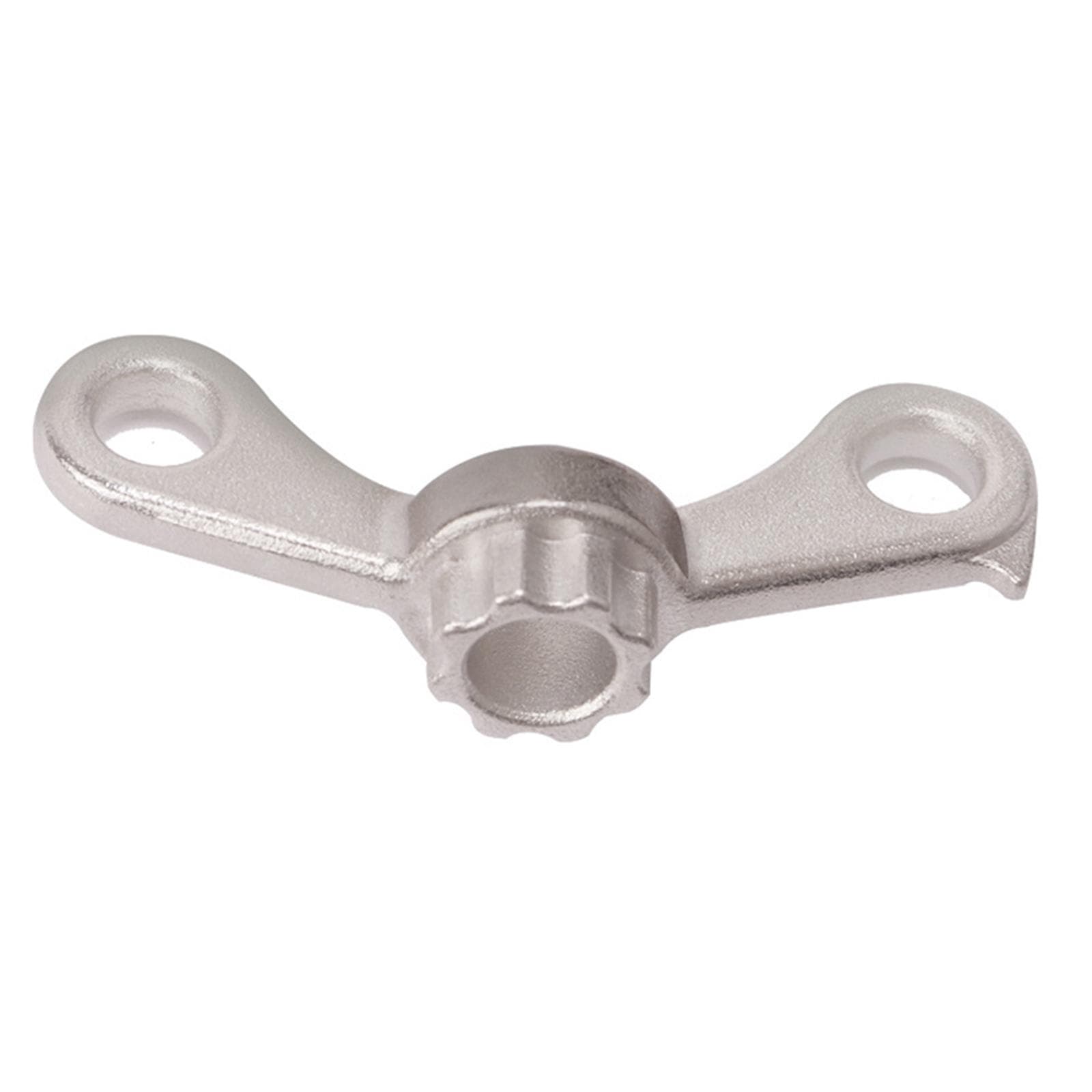 Bicycle Crank Cap Installation and Removal Tool Bike Crank Adjusting Cap Tool silver