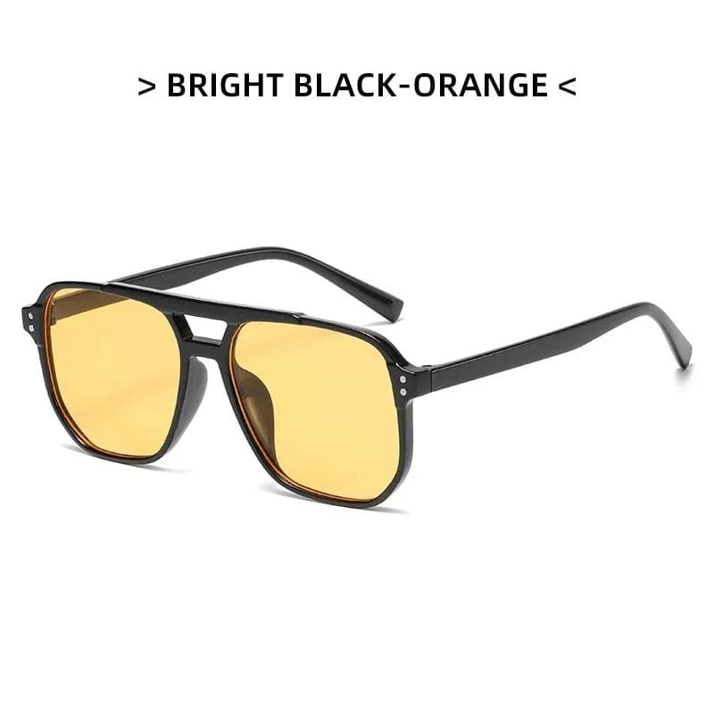 Vintage Square Sunglasses Women Retro Mirror Sun Glasses Fashion Black Orange Candy Colors Oculos De Sol Feminino