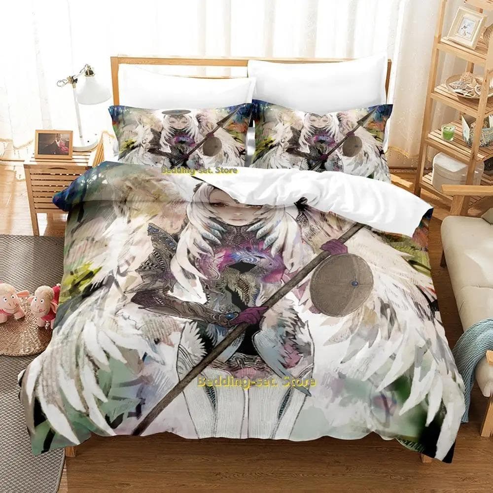 New Popular Hajime MiyaGi Andy Panda Bedding Set Cartoon Anime three-piece set Adult Kid Bedroom Duvetcover Sets Personality 70x133cm 2pcs