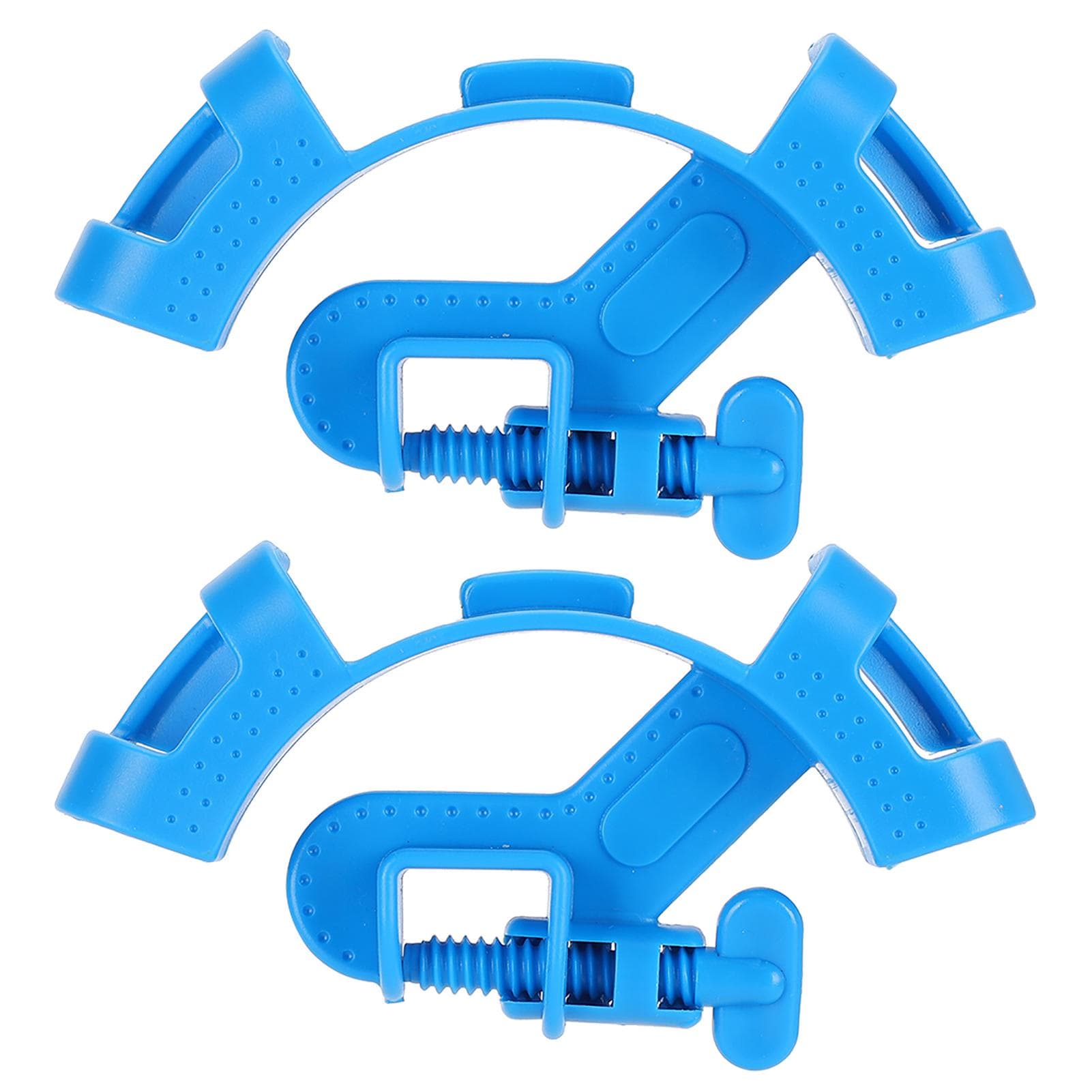 2PCS Plastic Blue Aquarium Water Pipe Holding Clamp Fish Tanks Water Change Tool Fixing Clip