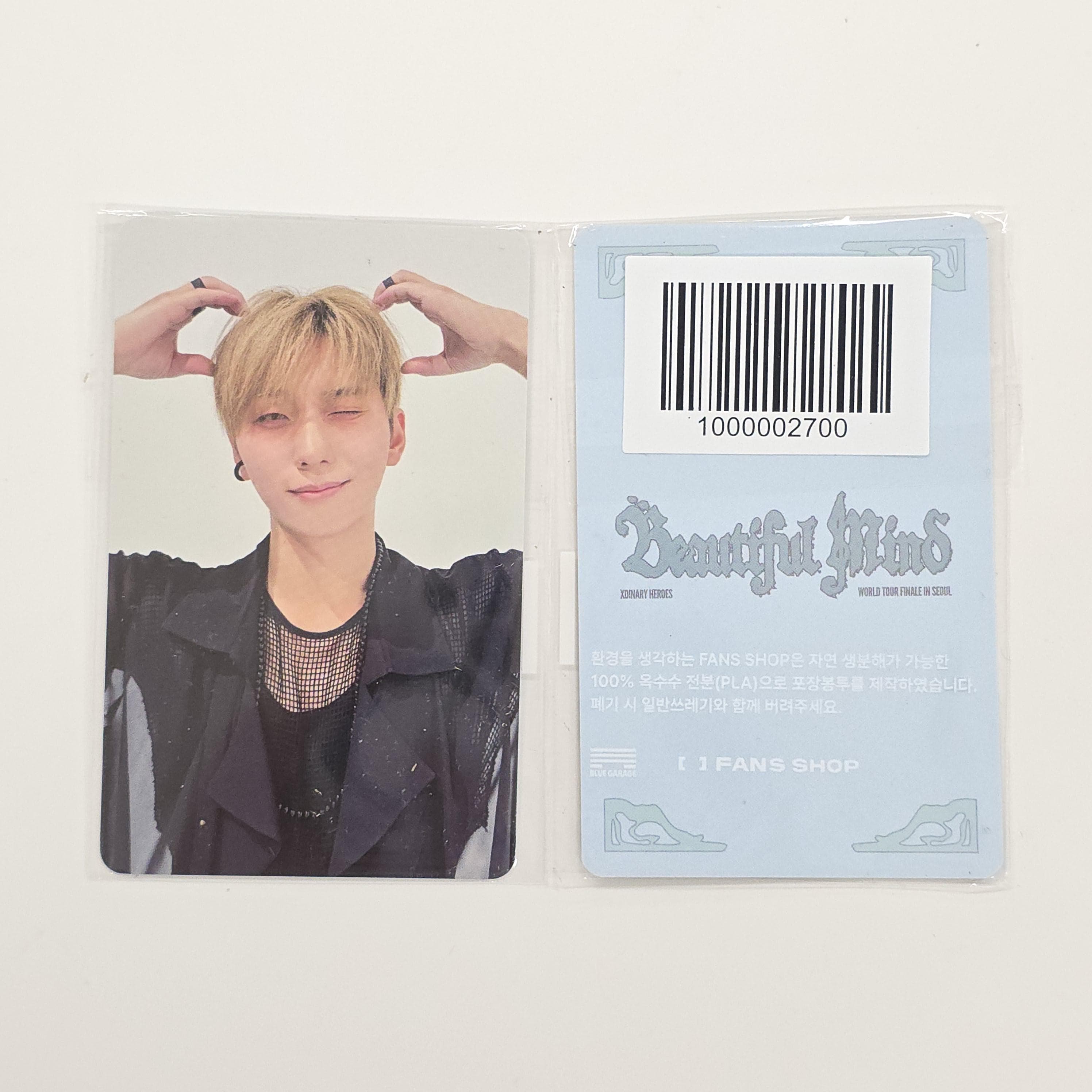 Xdinary Heroes Beautiful Mind Finale FANS SHOP Special Photo Card Gunil 02