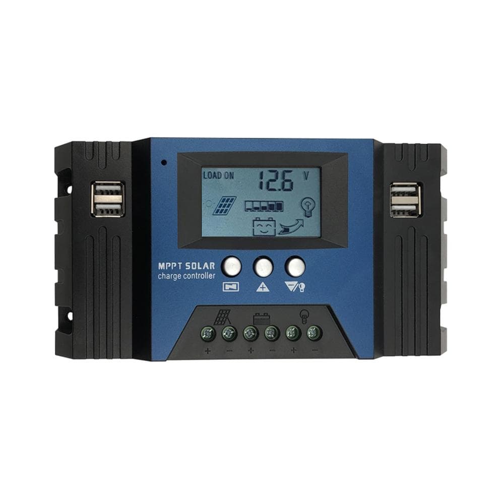 MPPT Solar Charge Controller 12/24V Auto Focus Solar Panel Controller Battery Intelligent 60A