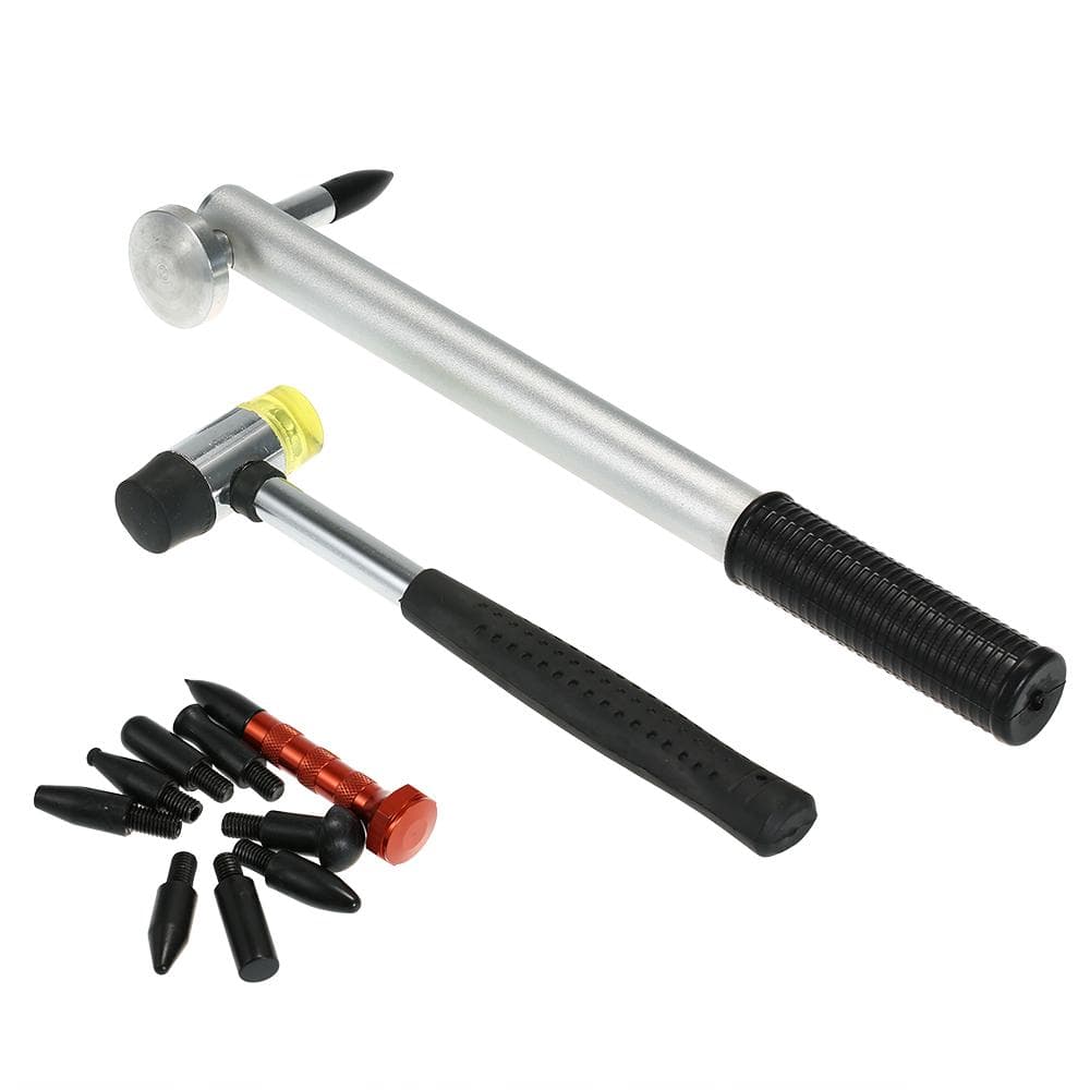 Paintless Dent Repair Tool Dent Removal Repair Hammer Tap Down Pen 9X Head