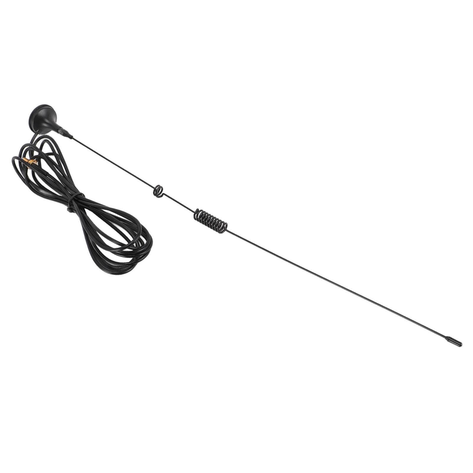 Vehicle Mobile Radio Aerial 144430MHz Dual Band VHF UHF with Magnetic Base SMA Female Connector