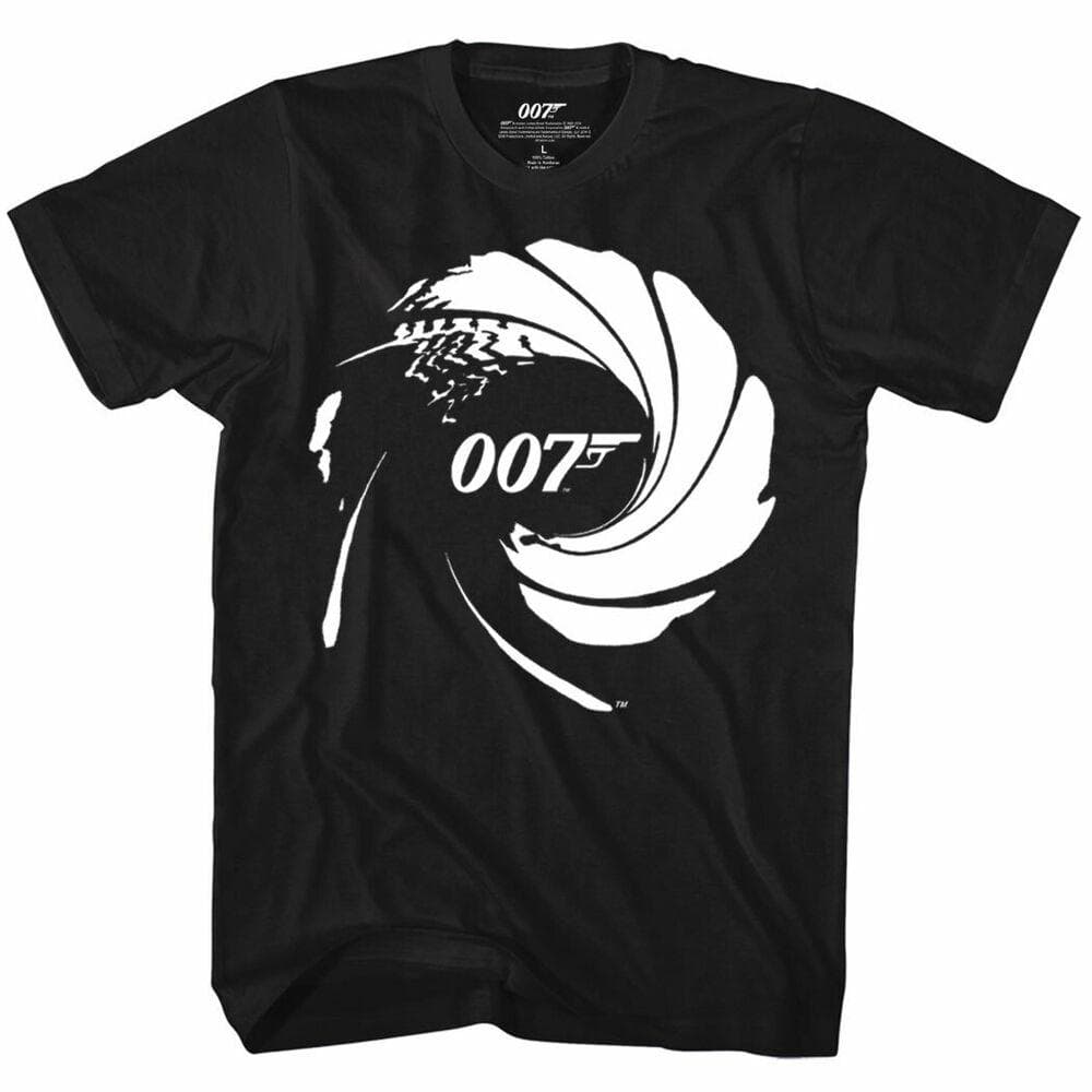 James Bond 007 Barrel Gun Logo Unisex T-Shirt S
