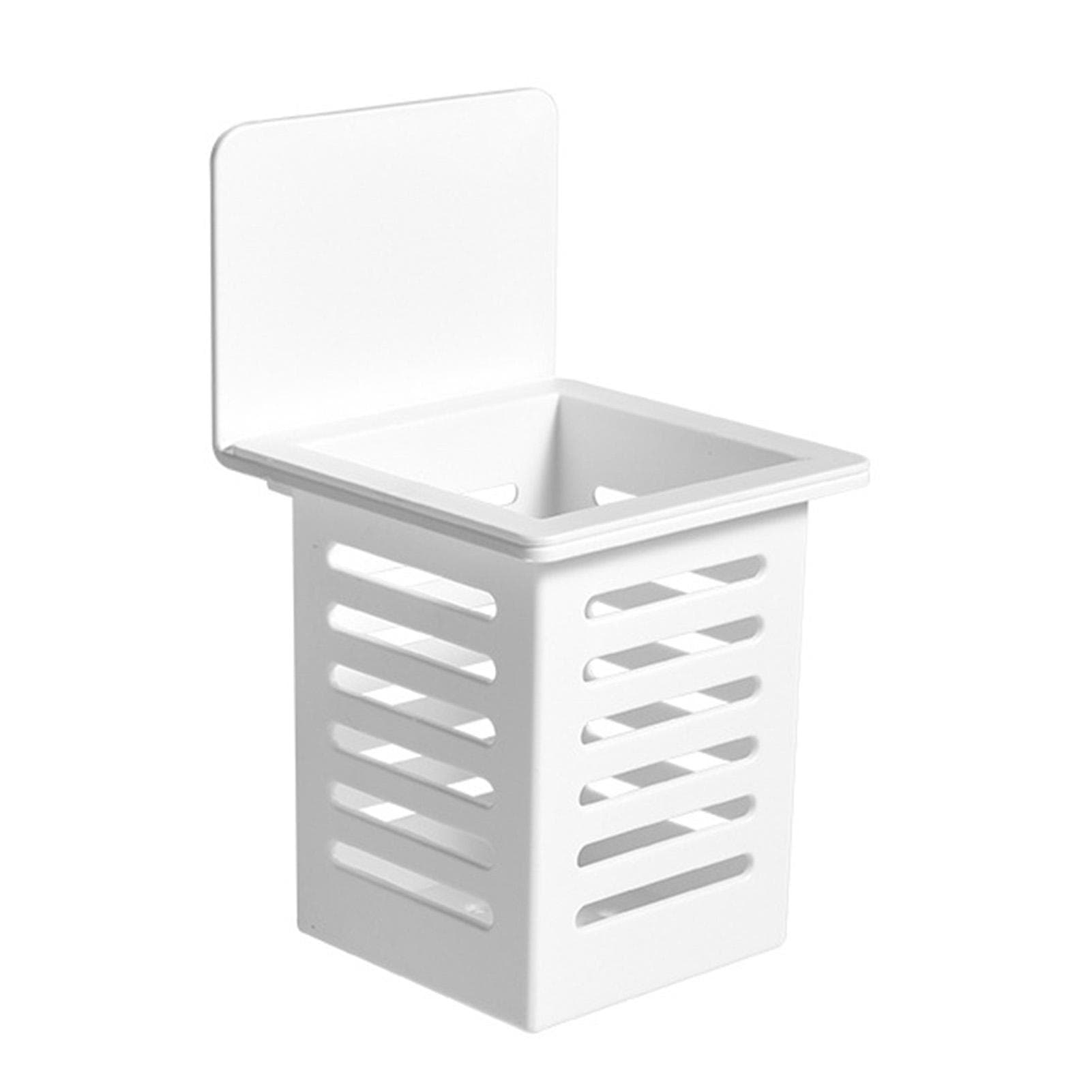 Wall Mounted Chopstick Holder Multifunctional Draining Chopstick Cage Plastic Kitchen Utensil