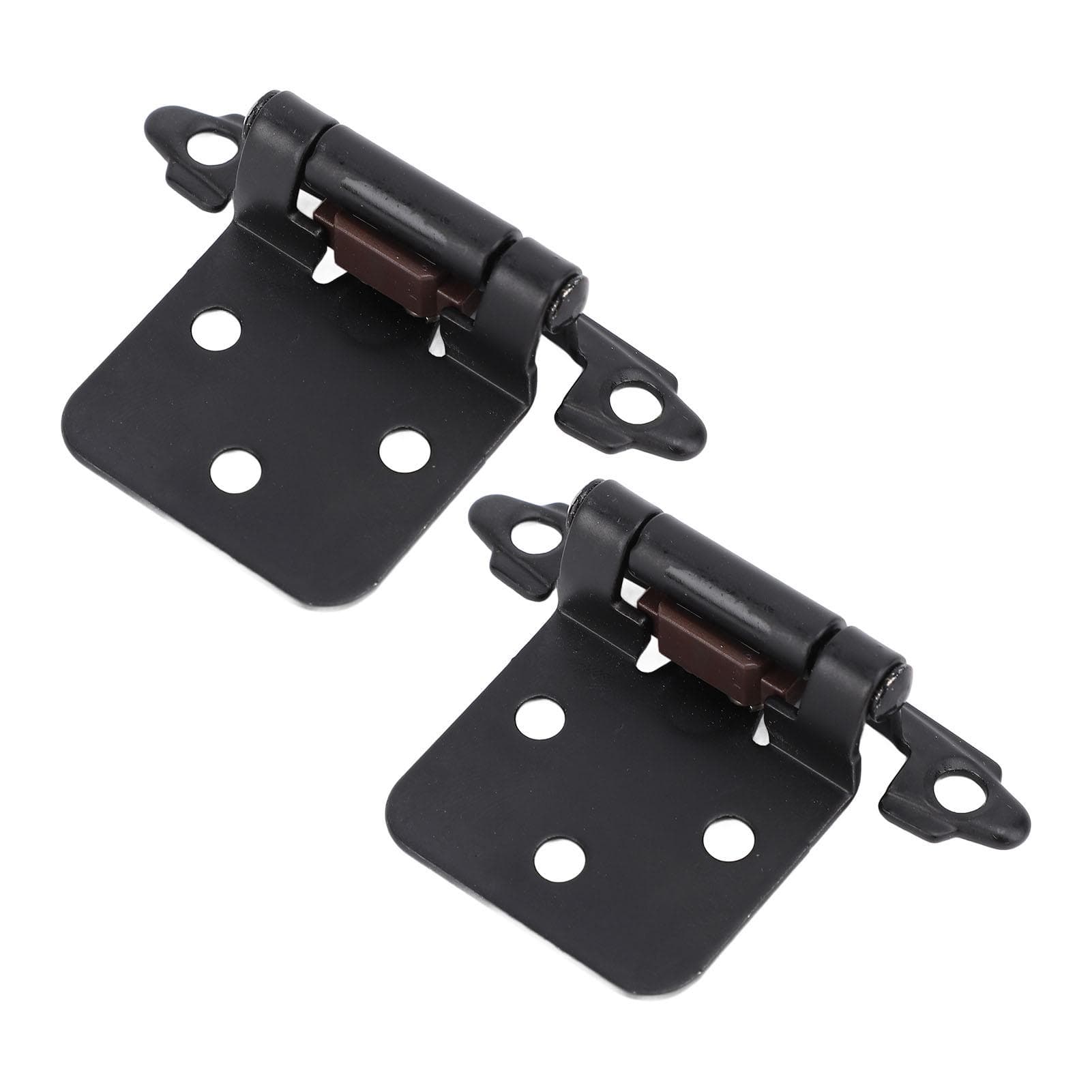 RV Cabinet Hinge 12in Overlay Self Closing Cabinet Hinge Hardware for Rv Boat Bathroom Kitchen black