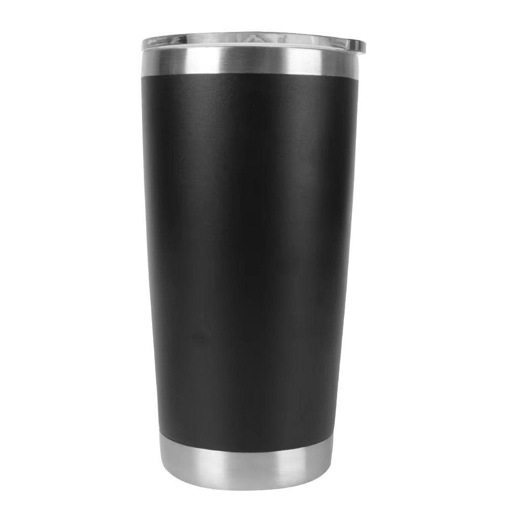 20oz Vacuum Insulated Cup with Lid Tumbler Thermal Mug Creative Car Thermos Cup Travel black