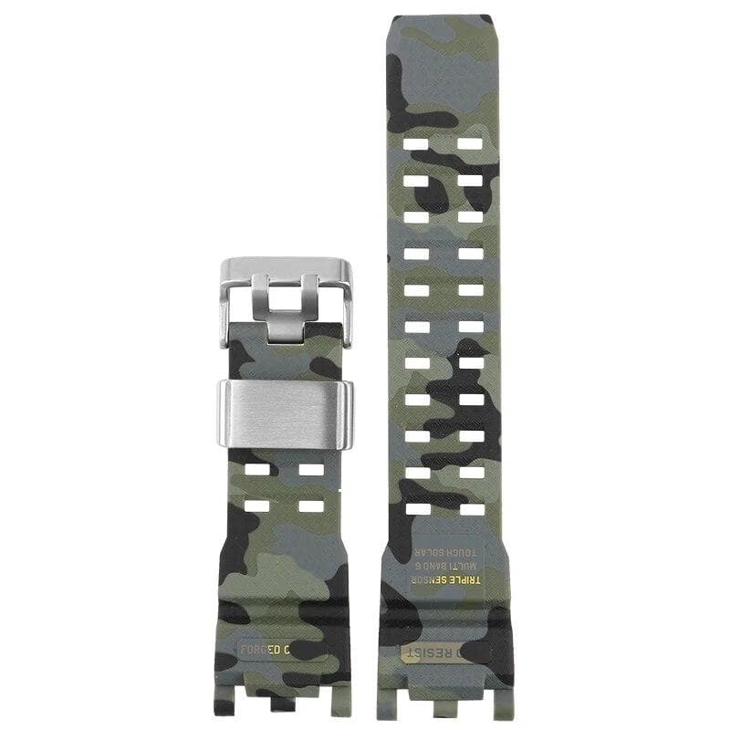 Resin Watch Strap for Casio G-SHOCK GWG-2000 GWG-2040 Men Bracelet Band Sports Waterproof Stainless Steel Buckle Accessories GWG-2000