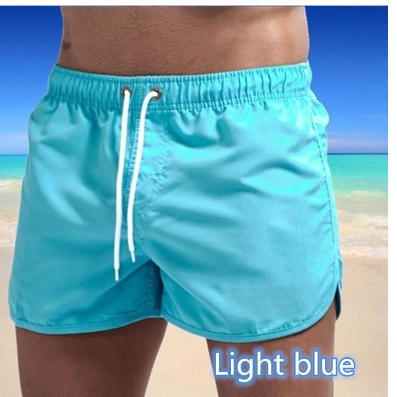 Men's Thin Sports Beach Shorts S sky blue