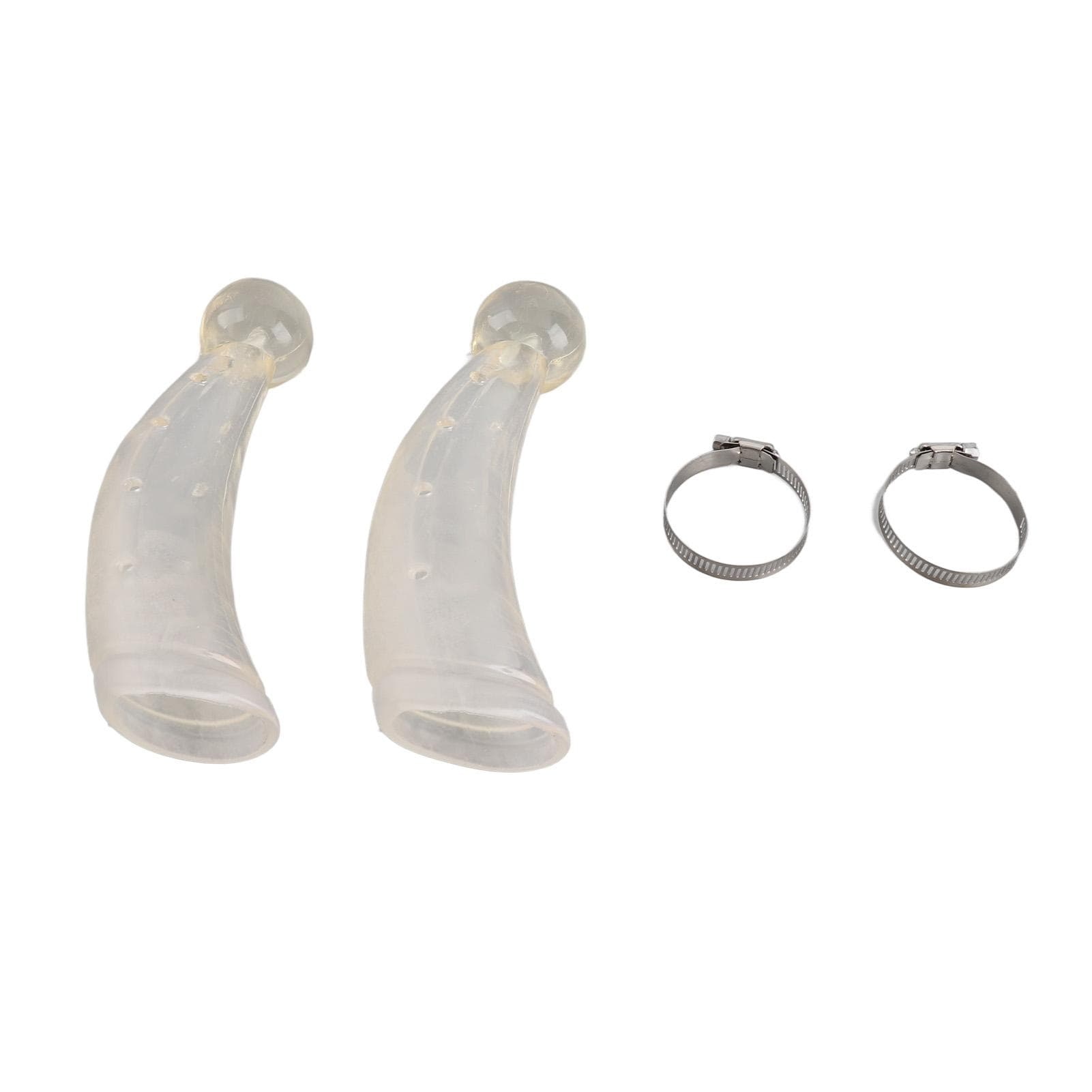 1 Pair Cow Horn Protector Thickened Round Cornered Silicone Cattle Protective Cover Goat
