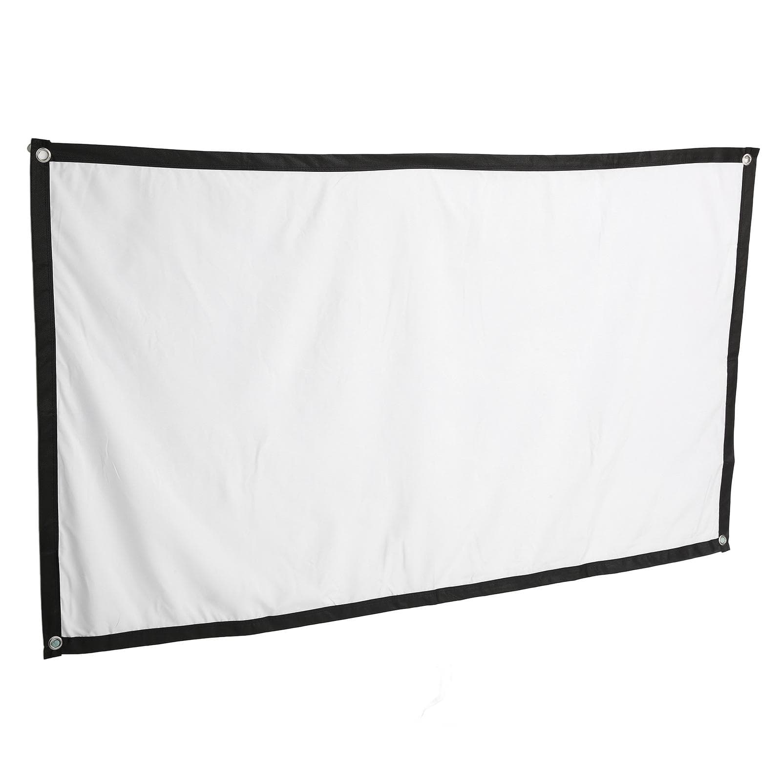 Projector Screen 60 Inch HD High Density Projection Movies Screen with 4 Hooks for Indoor Outdoor