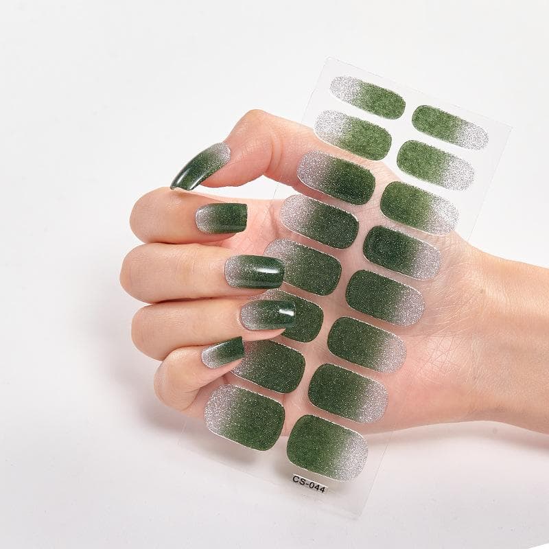 2025 New No Glue Gel Nail Stickers Waterproof Matte Press On Nails for Women