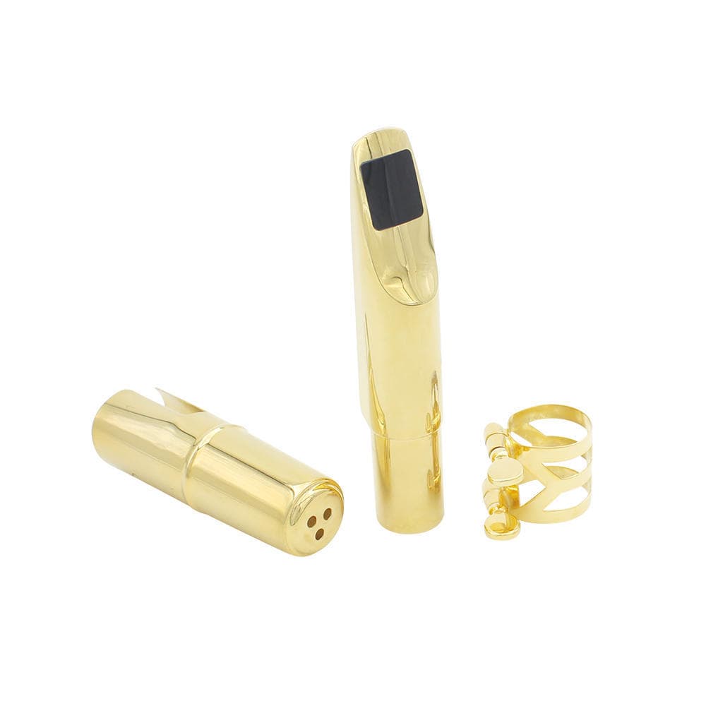 Alto Sax Saxophone 5C Mouthpiece Metal with Mouthpiece Pads 7