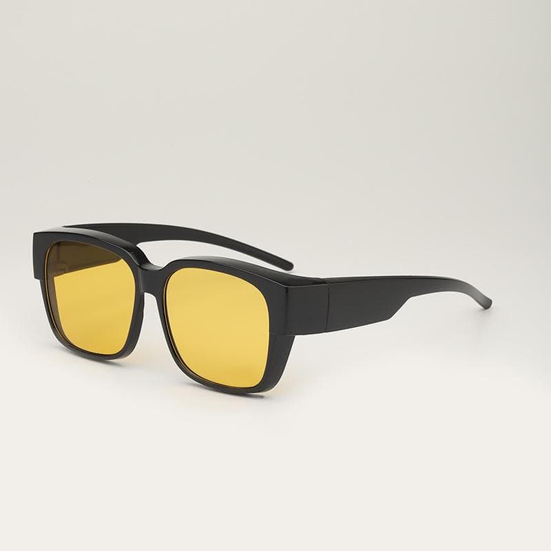 Polarized Sunglasses Cover Over Myopia Prescription Glasses Portable non-polarized Glasses