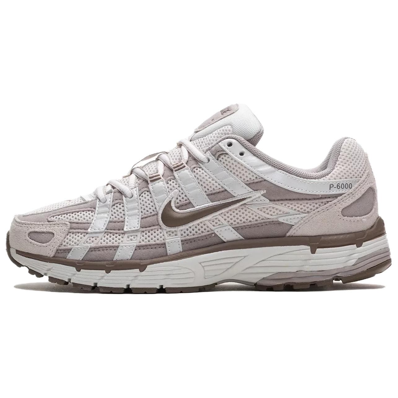 Nike P-6000 Phantom Mink Brown Women Sneakers Grey College-Grey Metallic-Summit-White HV6353-001 38.5