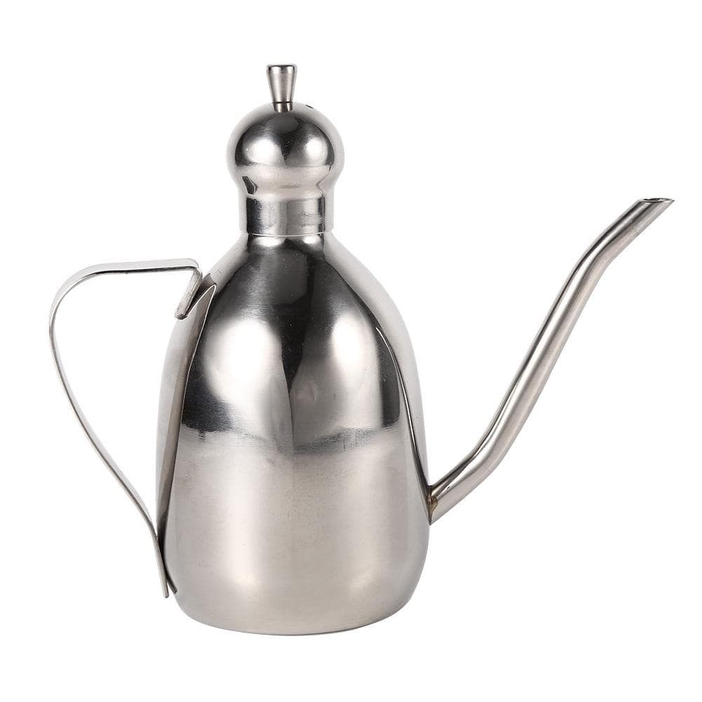 1Pc 0.35L Stainless Steel Olive Oil Dispenser Vinegar Pot Bottle Home Kitchen Use Hot