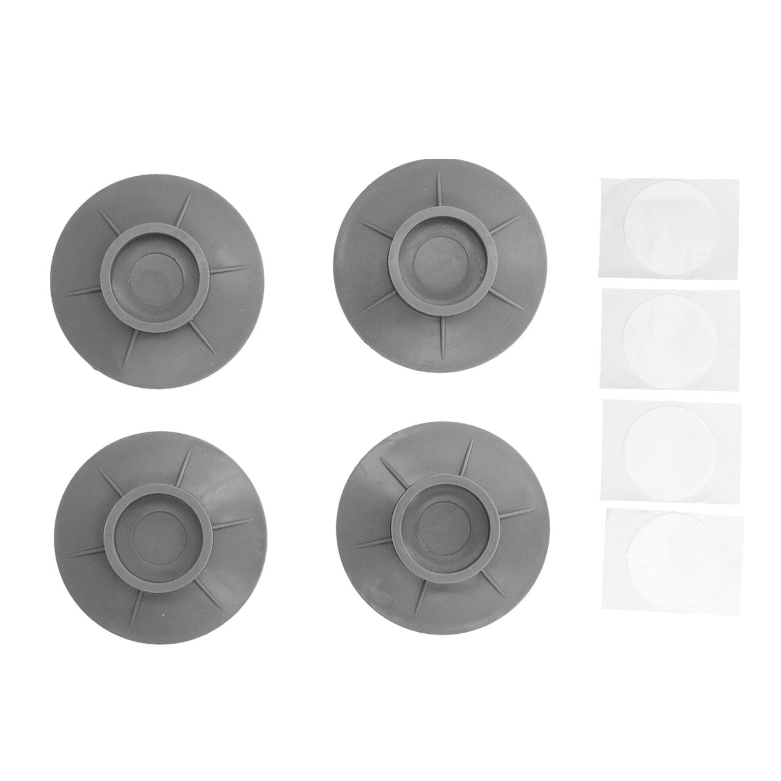 4Pcs Vacuum Suction Cup Design Washing Machine Feet Pad Non Slip Anti Vibration Noise Reduction Pad
