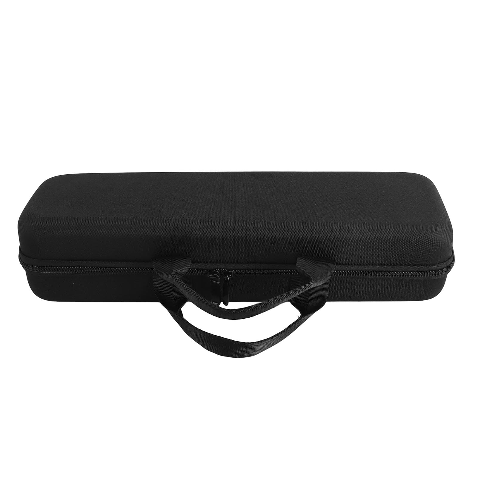 Hair Straightener Hard Case Thickened Black Nylon EVA Waterproof Drop Proof with Mesh Pocket Hair