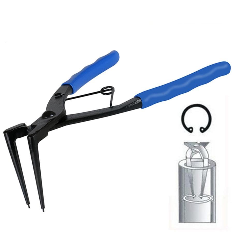 Long Nose 90°Bent Heavy Duty Retaining Snap Ring Clip Circlip Removal Plier Tool