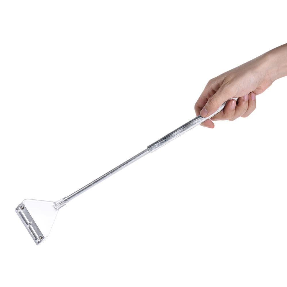 Glass Aquarium Algae Scraper Fish Tank Cleaner Cleaning Tool Adjustable Size with Alternative Blade silver