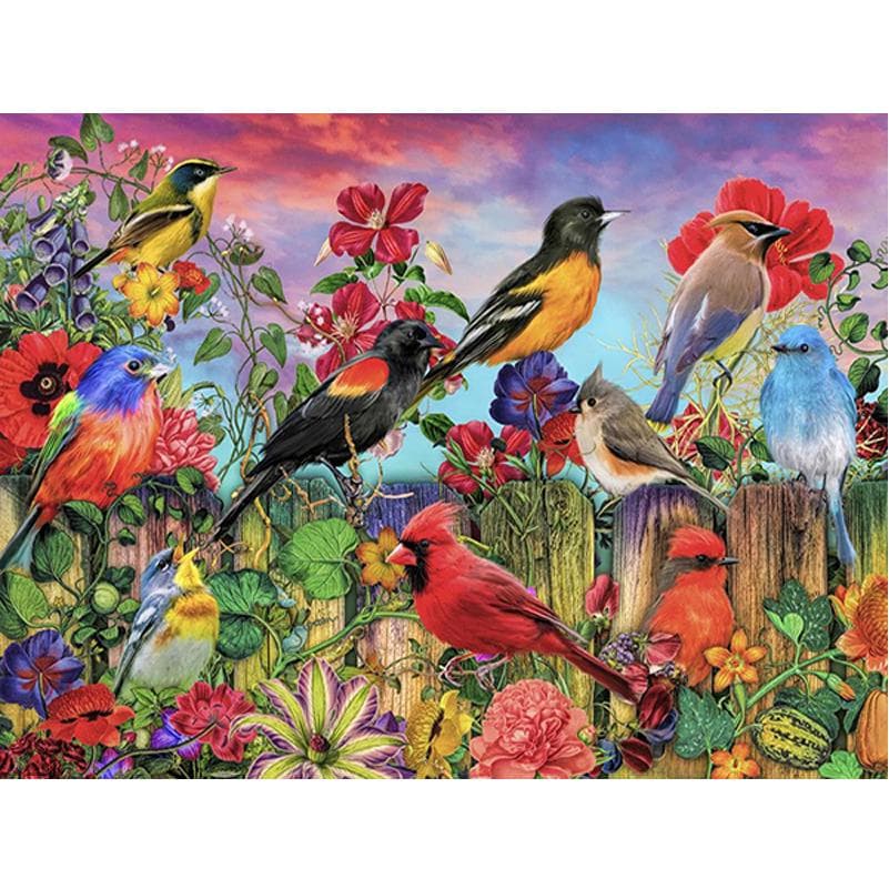 5d Home Decor Diamond Embroidery Butterfly Bird Needlework Diamond Painting DIY Round Rhinestone 20X30CM