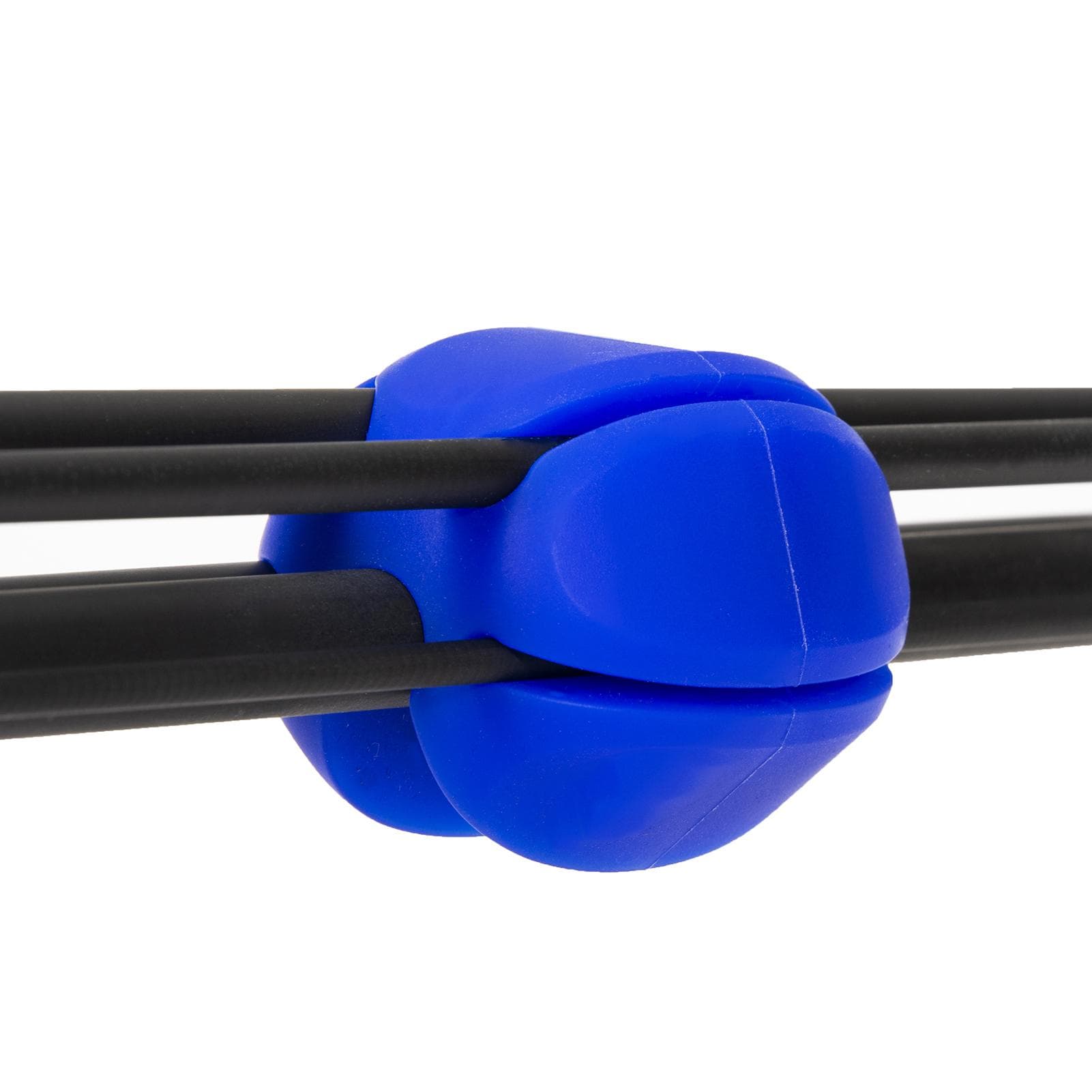 Rubber Fishing Rod Wrap Fishing Pole Holder Clip blue