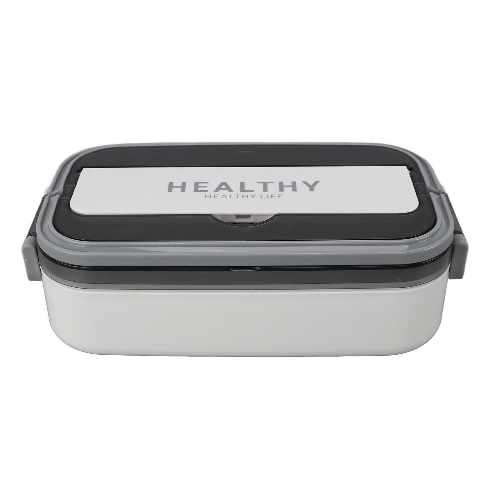 Bento Lunch Box 316 Stainless Steel 700ml Capacity Leakproof Microwave Safe Bento Container for L white