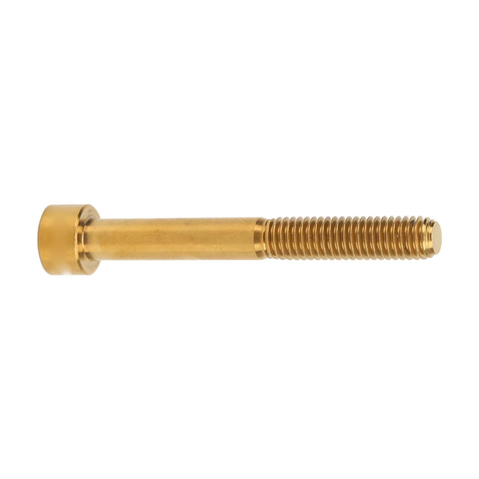 M6x50mm Bike Stem Screw Attractive Titanium Alloy Bicycle Handlebar Stem Screw for Outdoor Gold