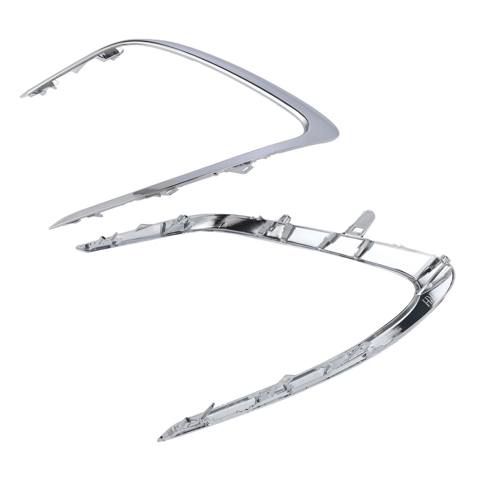 1 Pair Front Bumper Chrome Cover Trim Set TO1038244 Bumper Side Chrome Molding Trim Replacement for