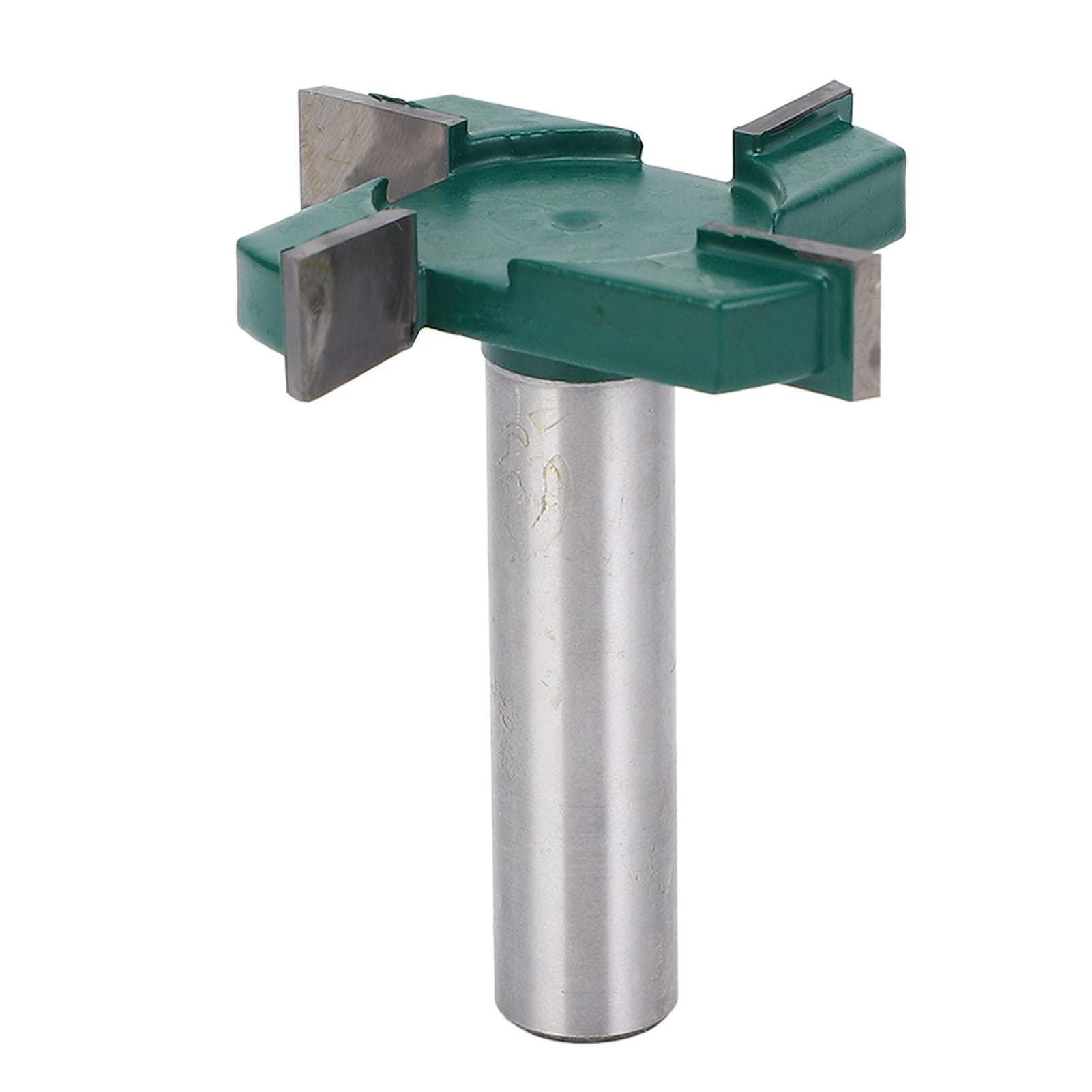 CNC Spoilboard Surfacing Router Bit 12in Shank 4 Flute 2in Cutting Dia 38in Cutting Height for