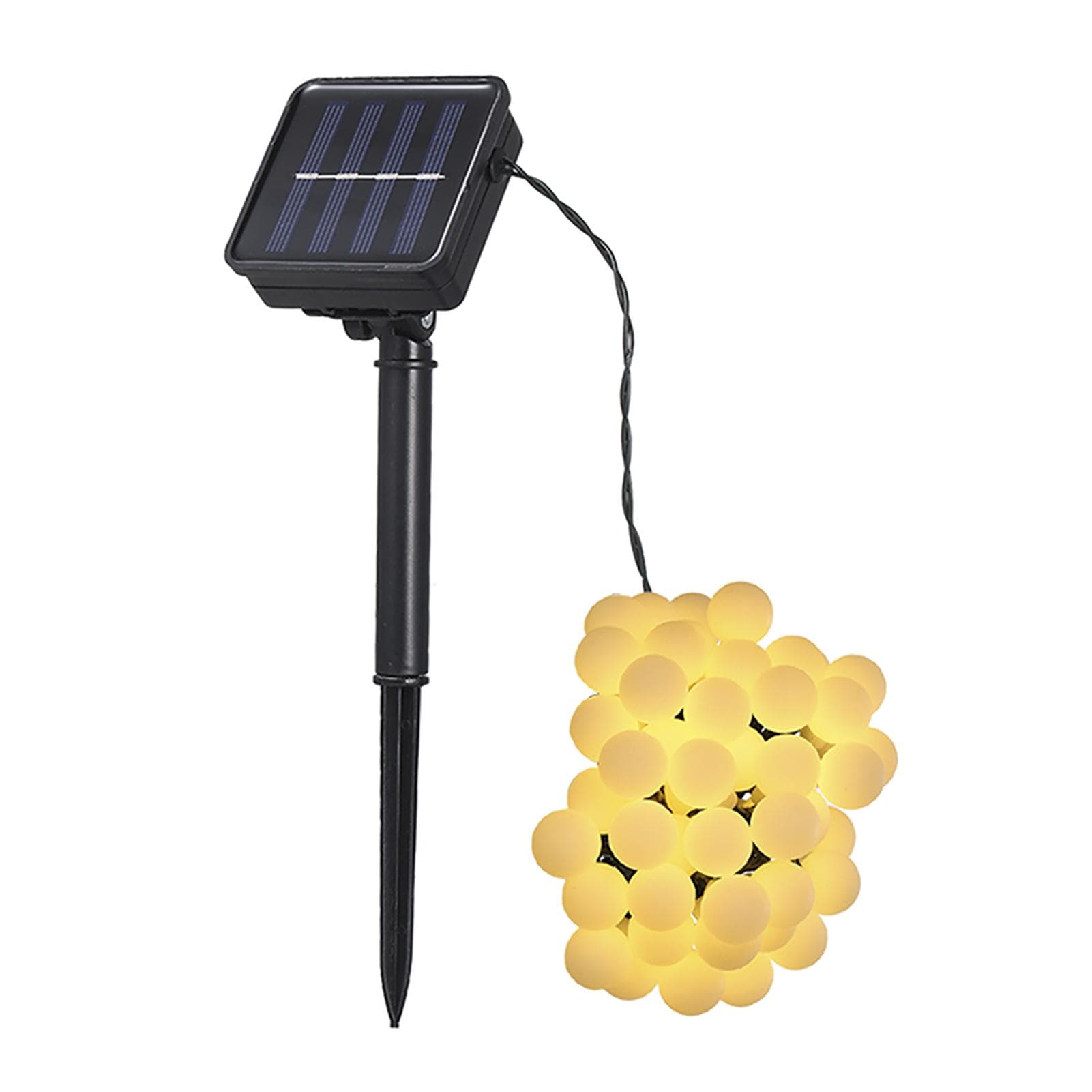 Tomshine Solar Powered 50 LEDs String Light IP44 Water-resistant Outdoor Hanging Fairy Lights House warm light